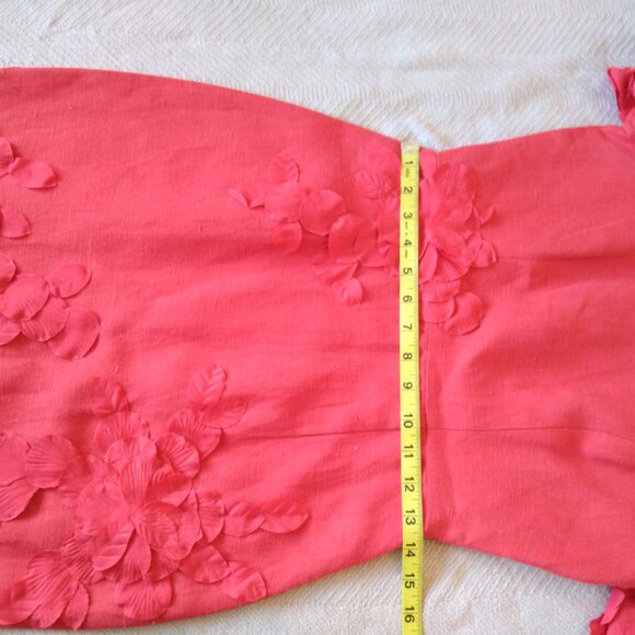 NWT! Antonio Melani Dress ONLY $79! RETAIL$299! Willow Floral Applique Neck Sz 2 - Picture 7 of 12